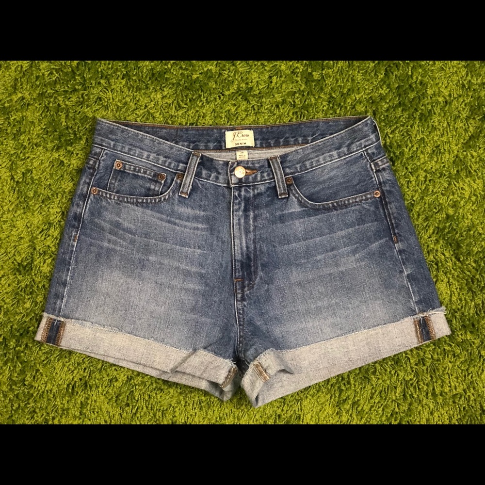 J.Crew High-rise Broken in Boyfriend Short